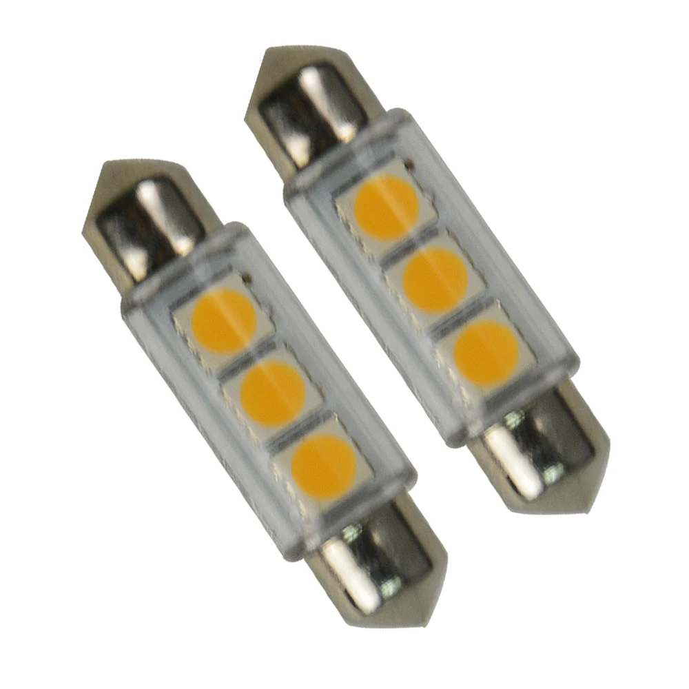 Festoon 38 мм LED Автомобильный свет Авто DC 12V биполярная Дверь Купол лампы для чтения