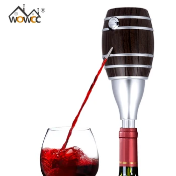 

Barrel Shaped Wine Pourers Decanter Electric Cider Pump Aerator Pourer Design Wine Juice Bottle Drinks for parties