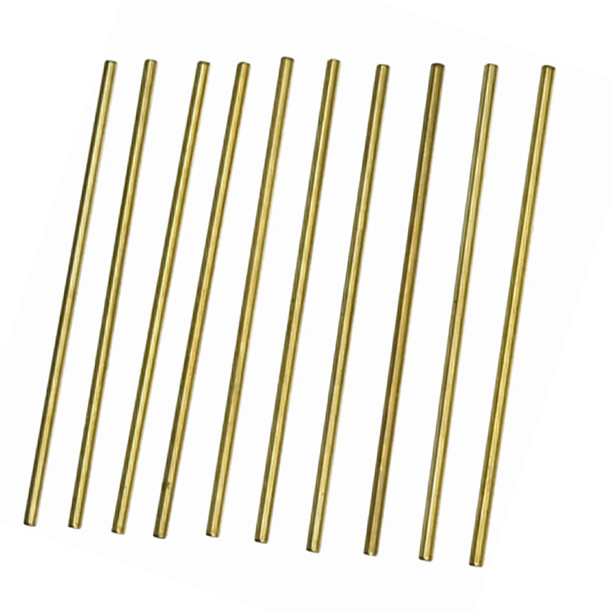 10pcs 1set  100mm Length 3mm Diameter Brass Round Rod Bar for RC Model Airplane Accessories