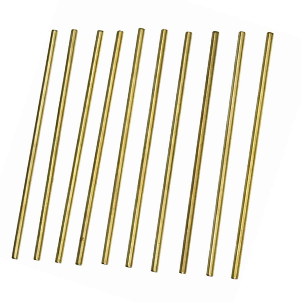 10pcs 1set 100mm Length 3mm Diameter Brass Round Rod Bar for RC Model Airplane Accessories