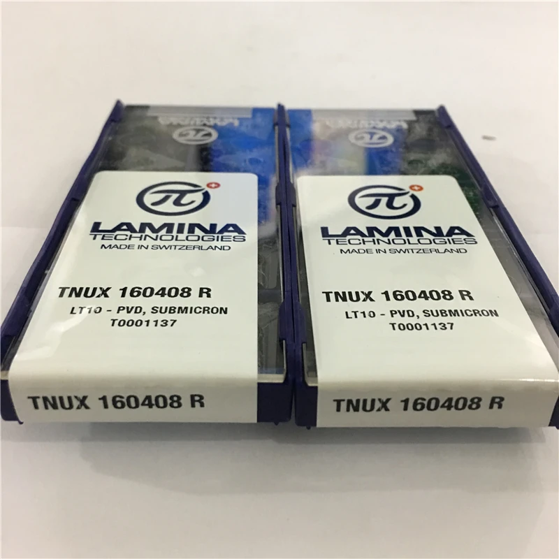 TNUX160408R LT10 100% Original LAMINA carbide