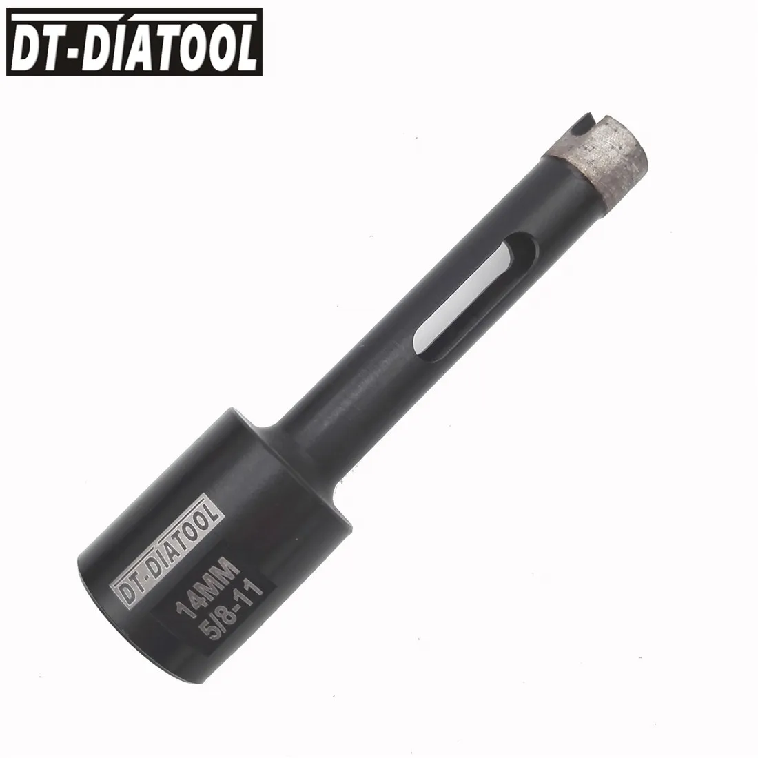 DT-DIATOOL 1pc Dia 14mm Crown Segments Wet Welded Diamond Drilling Bits Drill Hole Saw Core Bits for Granite 5/8-11 Connection