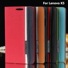 Estilo de negócios de moda caixa do telefone para lenovo k5 tampa do telefone de couro para lenovo k5 plus