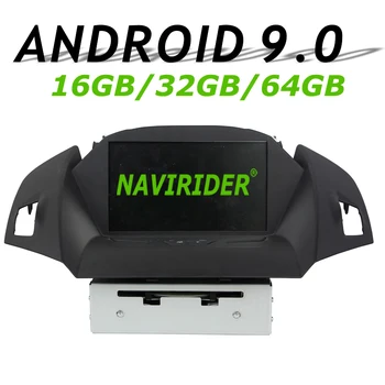 

High configuration Octa Core Android 9.0 Car GPS For FORD KUGA C-max Escape navigation Car Radio bluetooth 64GB large memory