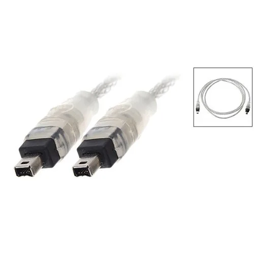 

KSOL New Style Practical 56.5" Male to Male 4 Pin Firewire IEEE 1394 Link Cable