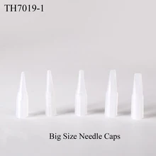 Иглы для татуировки колпачок s наконечник Большой Размер 1RL, 3RL, 5RL, 5F, 7F одноразовая пластиковая крышка для постоянного макияж микроволокна инструменты для пистолета