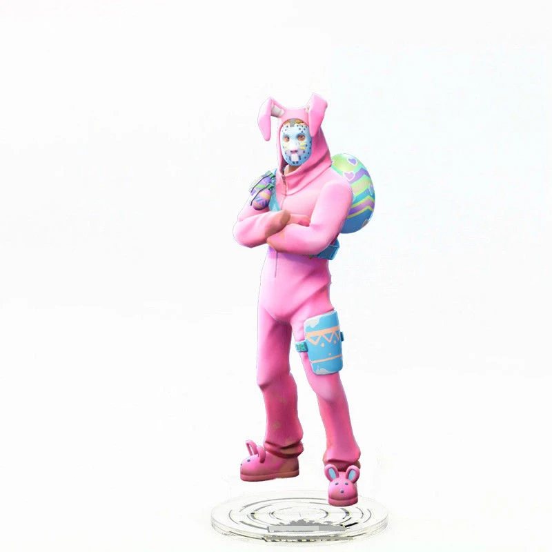 Тролль лама Розовый Медведь Кролик череп кавалер кожа акриловая модель на подставке игрушка Двусторонняя фигурка