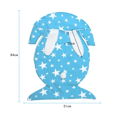 Детские одеяла Конверт для новорожденных охватывает заячьими ушками теплые флисовые детский Пеленальный Обёрточная бумага фон для фотосъемки новорожденных для маленьких девочек одежда - Цвет: blue