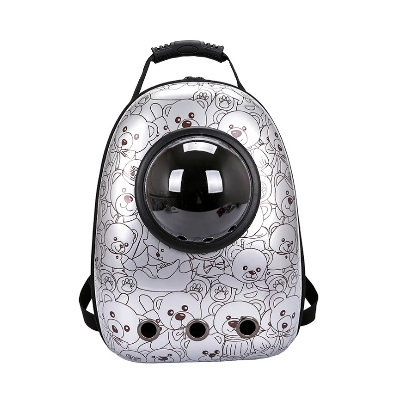 Космическая капсула Pet Carrier Рюкзак Водонепроницаемый для кошки маленькая собака Горячая Распродажа - Цвет: Белый
