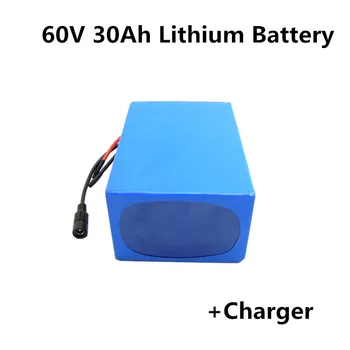 

Rechargeable 60v 30ah 18650 lithium li-ion battery pack for Electric bicycles tricycles scooters Sweepers motorcycles +Charger