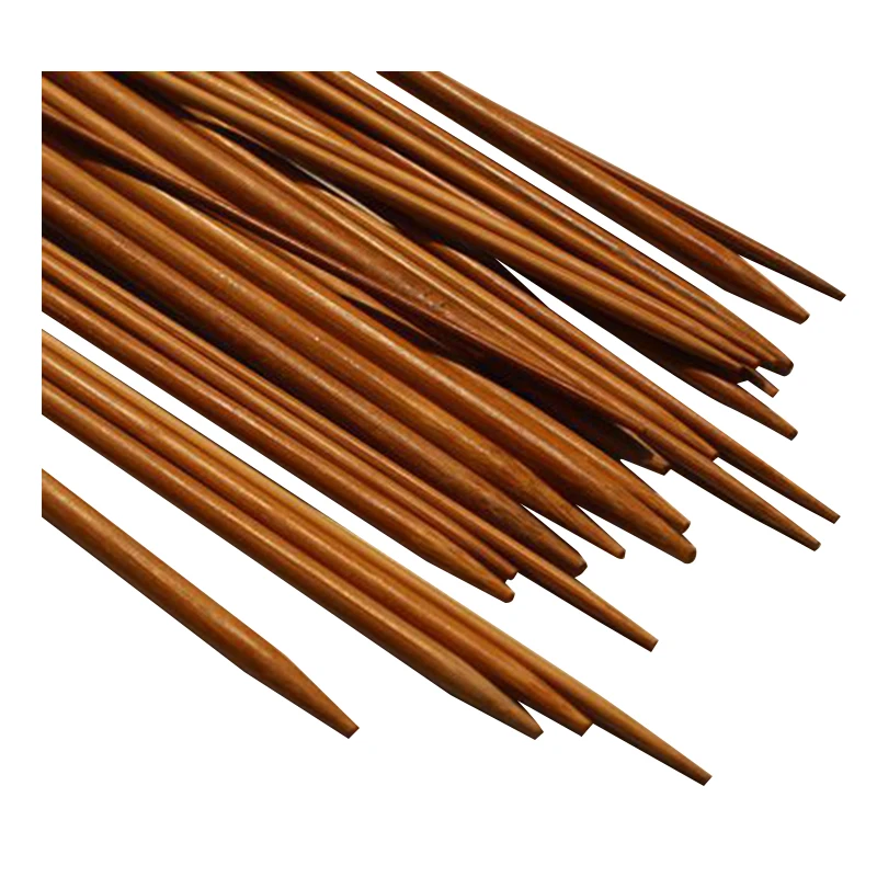 

Hot 36 single pointed knitting needles made of bamboo, size of 18 kinds of carbonized (length: 25 cm)