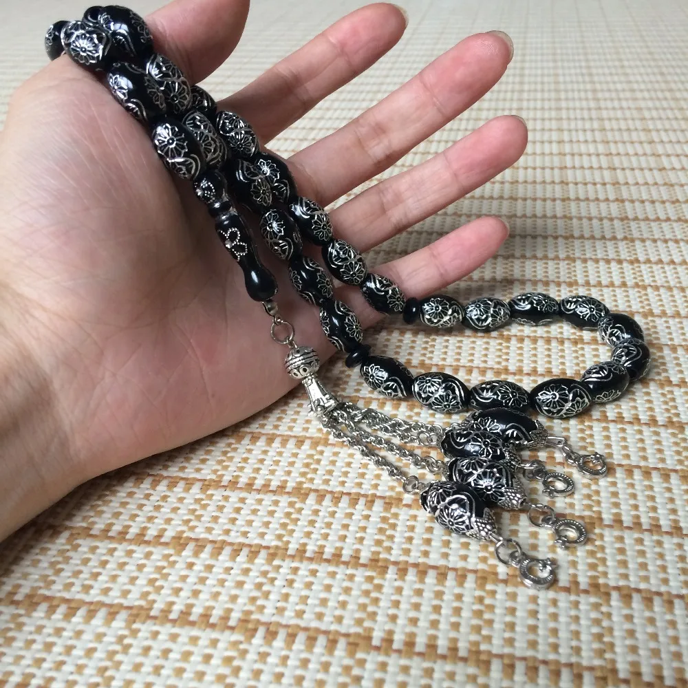 Мусульманский подарок 33 tasbih misbaha tasbeeh masbaha tesbih Молитвенные Четки из бусин ислам