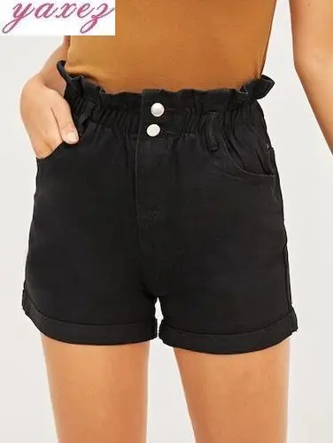 2019 Womens Tide Short Jeans For Women Wrap Hip Fashion Sexy Women's Loose High Waist Shorts Hot | Женская одежда