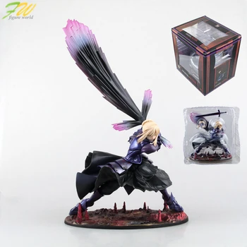 

Action figure Fate/stay night Black Saber cartoon doll PVC 18cm box-packed japanese figurine world anime FT18