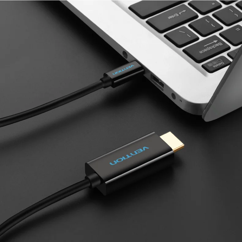 Vention USB C к Hdmi кабель Поддержка 4K* 2K для Macbook Google Pixel samsung S8 type-c к HDMI 1,8 M USB 3,1 type c к Hdmi адаптер