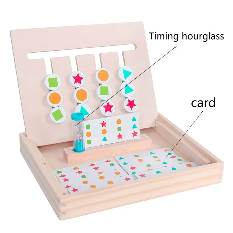 Детские игрушки Деревянные Монтессори головоломки/рукой захватите доска набор образовательных деревянный геометрический рисунок, цветной пазл/головоломка для детей Gif