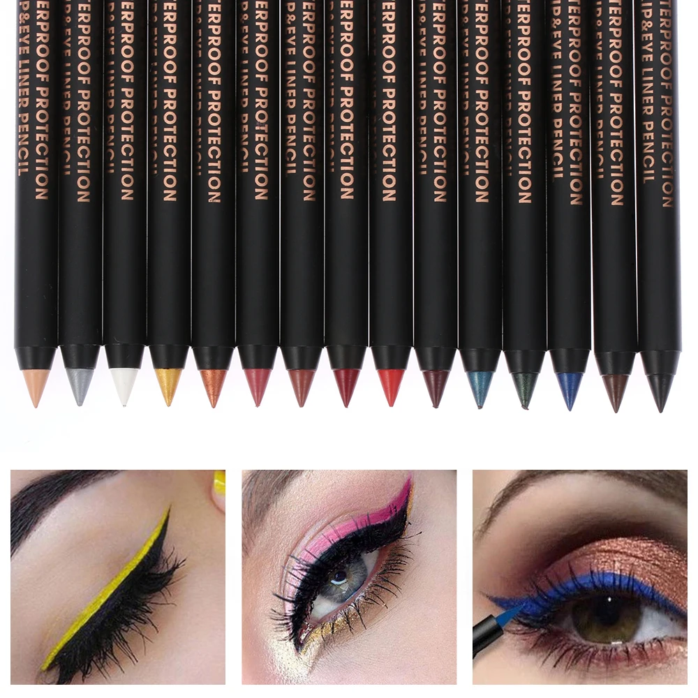 

Hot 1 Pcsl Pigment Waterproof Colorful Eyeliner Pen Eye Cosmetics Longlasting Eye Liner PenciMakeup Beauty Tools Liner Pen