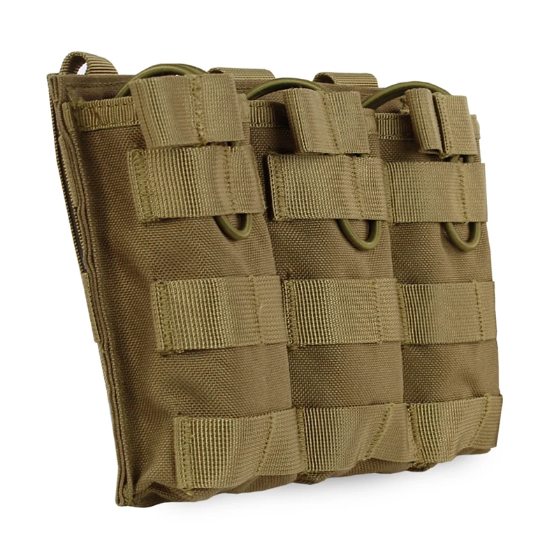 Aolikes тактический molle тройной Открытый Топ подсумок для журналов FAST AK AR M4 FAMAS Mag Pouch 1000D нейлон военный Пейнтбол оборудование