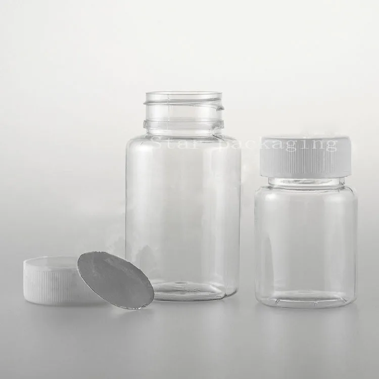 Hot sale 60ml 50pcs/lot new pharmaceutical empty plastic pill bottle