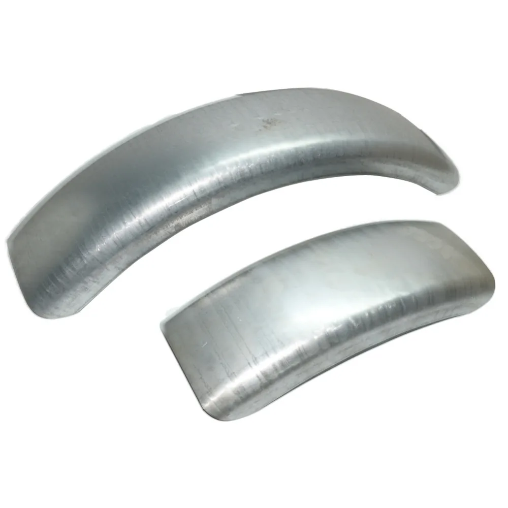 

1 Set Universal Motorcycle Unpainted Raw Steel 6" Flat Bobbed Front & Rear Fender Mudguard for Harley Bobber Custom