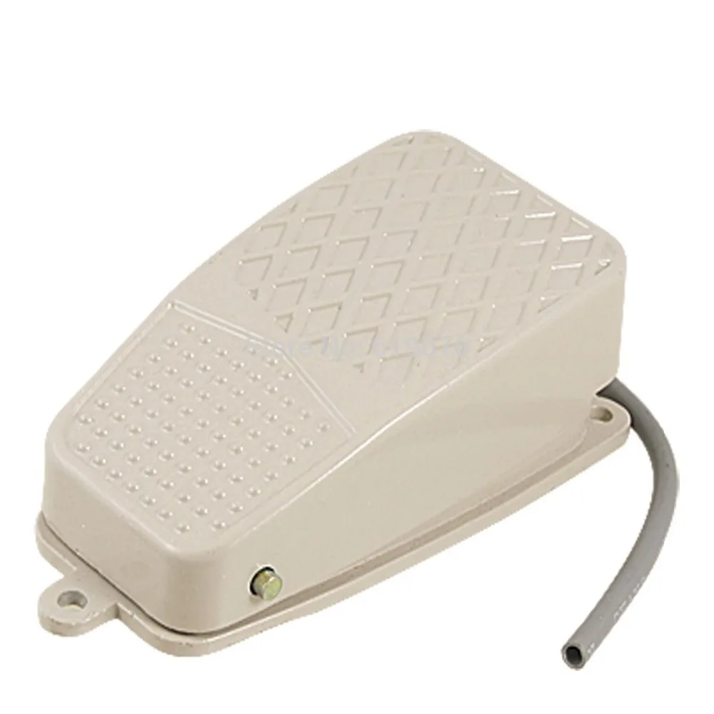 

MDFS-002foot switch AC 250V 10A SPDT NO NC Metal Nonslip Momentary Power Treadle Foot Pedal Switch