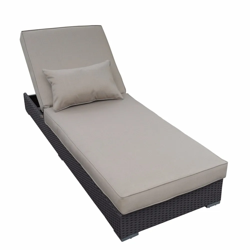 Abba Patio Outdoor Rattan Wicker Adjustable font b Pool b font Patio font b Chaise b
