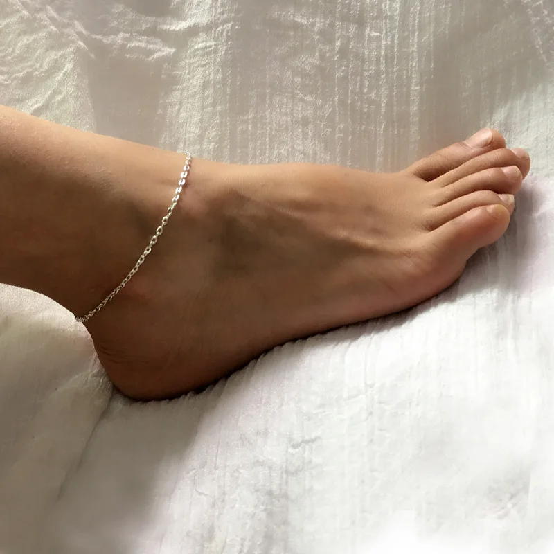 2piece Women Female Gypsy Diy Designs Hot Simple Anklet Gold Silver