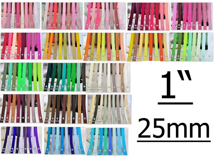 

[IuBuFiGo] 1" Grosgrain Ribbon 25mm Wedding Solid Color Arts Crafts & Sewing Ribbon 100yard/roll/lot