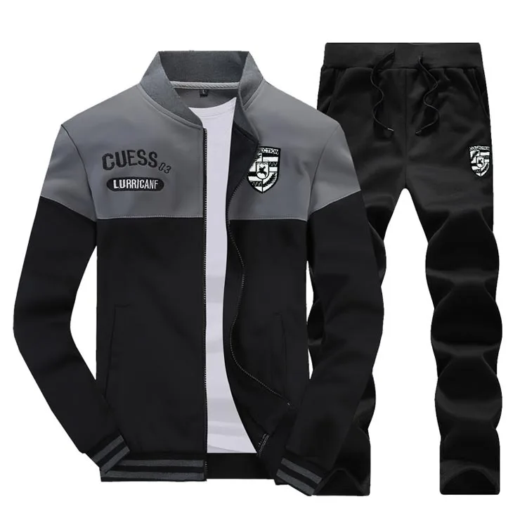 

Men's 2018 Autumn Long Sleeve Sports Running Set Thin Student Sports Wear Youths Mens Tracksuit Male Sports Suits Jogging Suits
