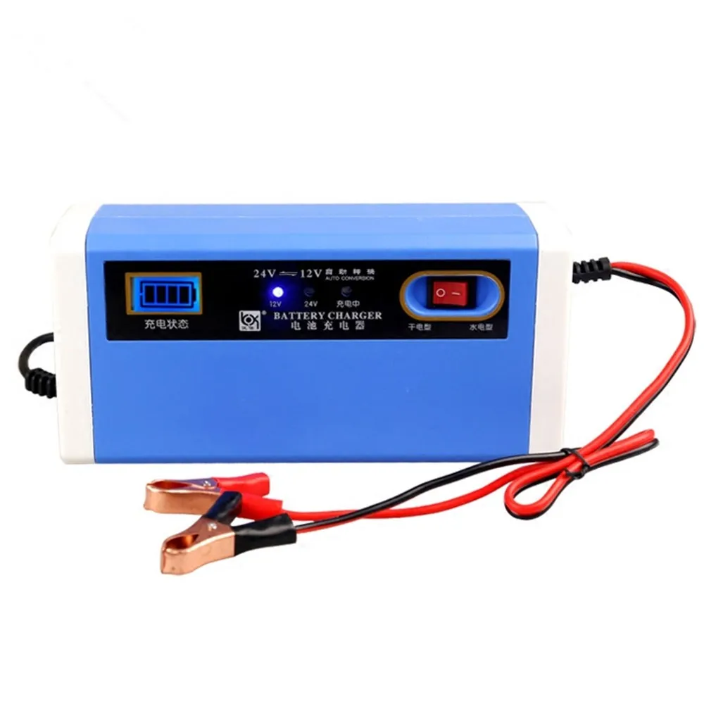 12v 24v motorcycle charger car auto battery charger 10a (7)