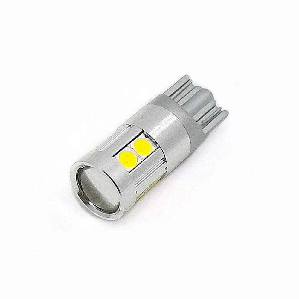 2 шт T10 W5W 194 с can bus 9SMD 3030 ошибок автомобиля разрешение на парковку пластина просвет