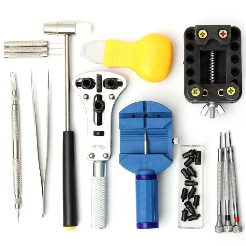 

14pcs/set Watch Repair Tools Back Case Opener Spring Bar Pin Hand Remover Watchmaker Tools Watch Tools