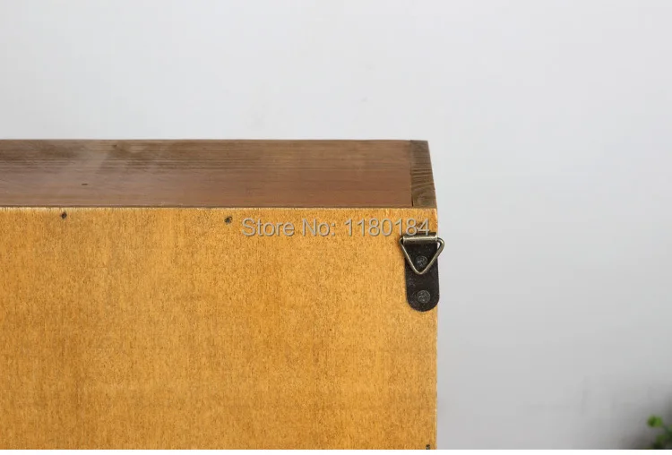 1 шт. Zakka деревянные ящики шкафы деревянные шкафчики подвесной шкаф Ретро деревянный дисплей коробка для хранения 33x9,5x42 см JL 0942