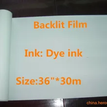 3"* 30 м струйная пленка с подсветкой пт для принтера
