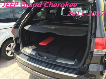 

Car Rear Trunk Security Shield Shade Cargo Cover For JEEP Grand Cherokee 2011 2012 2013 2014 2015 2016 2017 2018 (Black beige)
