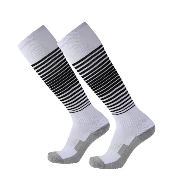 Thick Bottom Anti slip Soccer Socks Men Women Cotton Absorb Sweat Long