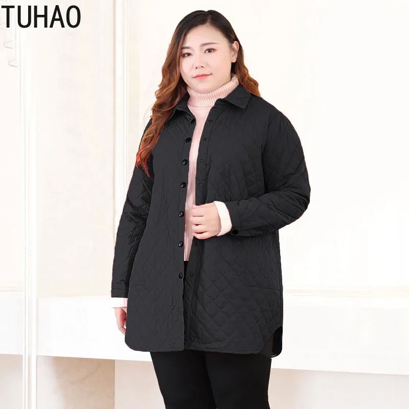 

2019 Office Lady Autumn Winter Warm Parkas Jackets Female Women Plus Size 10XL 9XL 8XL Coats SUATANS Jacket Womens Outwear MSFS