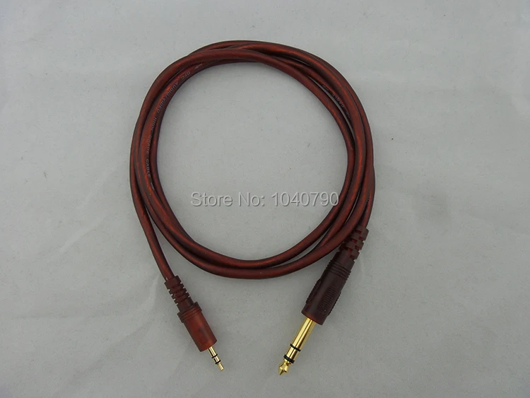 

6.5/6.3/6.35 to Stereo double track 3.5 mixer Audio cable Audio and video signal transmission line 1.5M 4.8ft