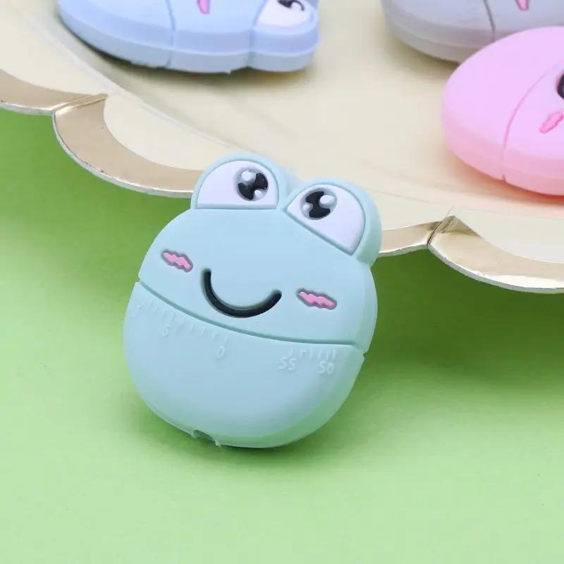 

New Baby Teethers Big Eyes Frog Beads Food Grade Silicone Teether Lovely DIY Teething Nursing Necklace Accessories