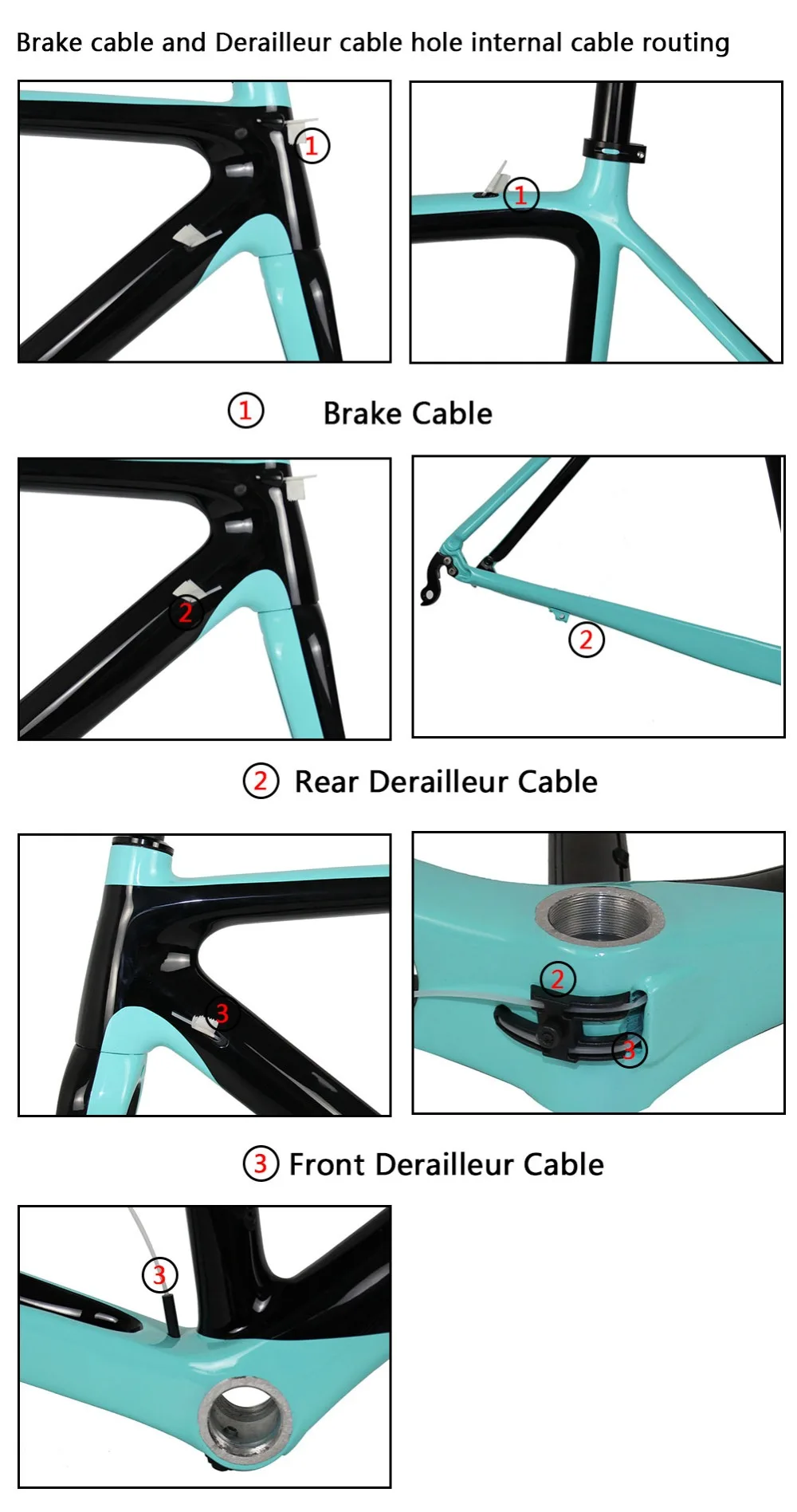 Top Spcycle 2019 New Model Carbon Road Bike Frame Di2 and Mechanical Racing Bicycle Frameset BSA Size 50/53/55cm 9 Colors Available 6