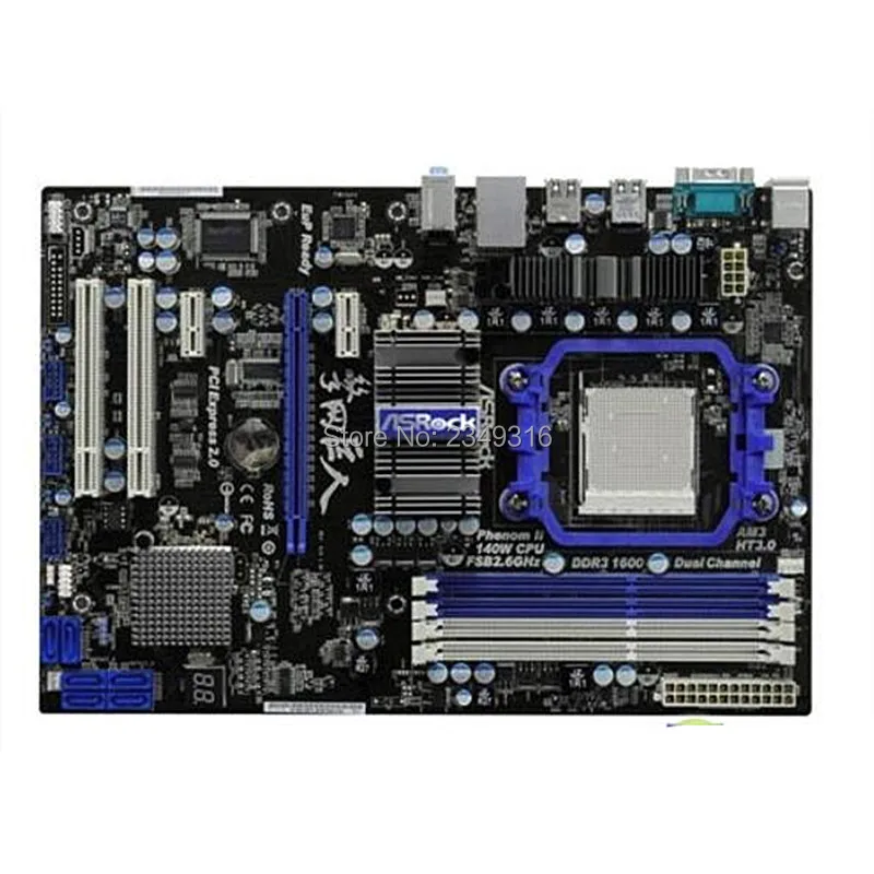 Для ASRock 770 оригинальная б/у настольная материнская плата для AMD Socket AM3 DDR3 SATA2 USB2.0 |