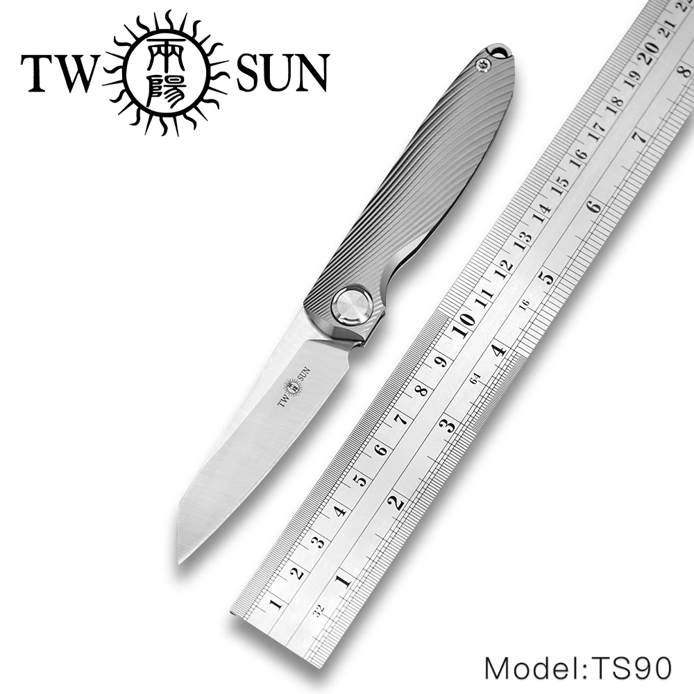 TwoSun m390 folding Pocket Knife camping knife hunting knife outdoor camping survival tool EDC Tita