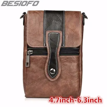 

Double Pockets Zipper Pouch With Belt Shoulder Bag Hook Loop Holster Phone Case For Samsung Galaxy A3 A5 A6 A7 A8 A9 2018 A10