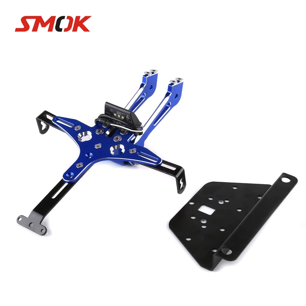 

SMOK Motorcycle Scooter CNC Aluminum Alloy Registration License Number Plate Holder Mount For KYMCO AK550 AK 550 2017 2018