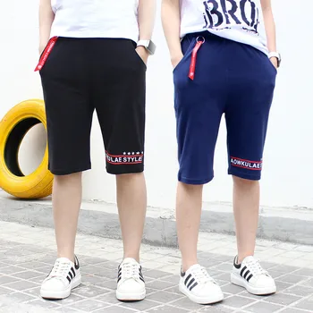 

Hot Sale 2019 Summer Children Boys Shorts Cotton Print Letter Casual Shorts For Teens Boys 6 8 10 12 14 Years Kids Clothing