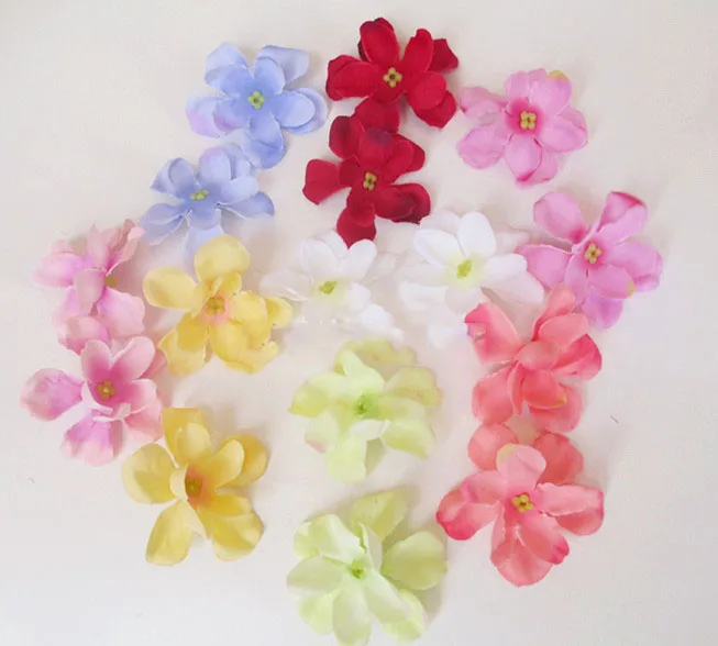 

artificial flowers head hydrangea silk decoration flower DIY shoe 5CM