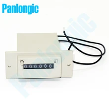 Panlongic 6-цифровой счетчик электромагнитный упаковочная машина счетчик блистер счетчик DC24V AC110V AC220V