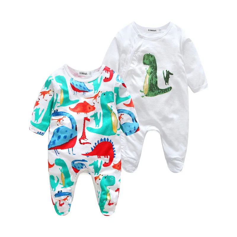 2018 New Baby Romper Cut Cartoon Giraffe Rompers Boy Rompers Overalls
