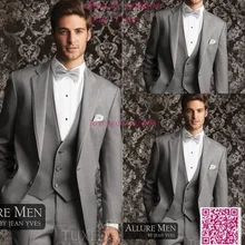 Дизайн 4 фото мужской деловой мужской костюм платье белая свадебная Мужская тонкая одежда 2 пуговицы костюм жениха(куртка+ брюки+ галстук+ жилет