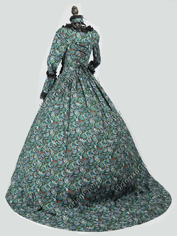 Renaissance Fair фантазия сказка платье со шлейфом бальное платье queen театральный Костюмы